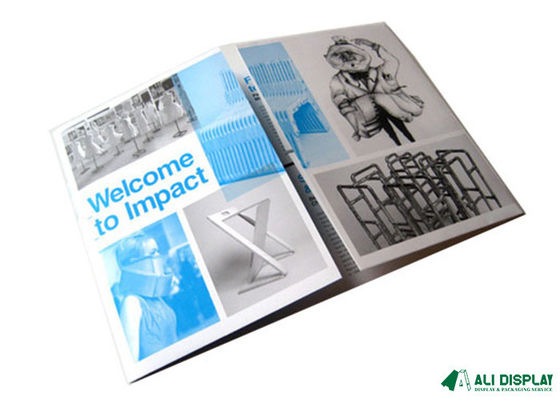 Impressão lustrosa 120gsm Matte Advertisement Leaflet Sample do livro de bolso de 210mm