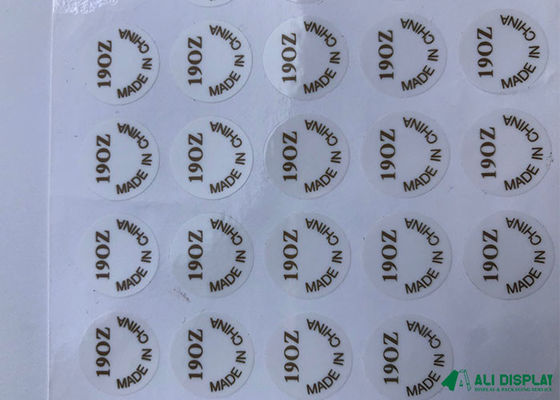 CDR UV Logo Sticker Paper do rolo da etiqueta da etiqueta adesiva de BOPP